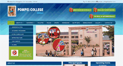 Desktop Screenshot of pompeicollege.in